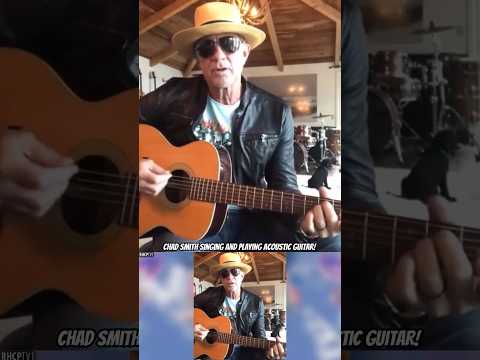 Chad Smith Singing And Playing Acoustic Guitar! #ChadSmith #RHCP #RedHotChiliPeppers #Live #Shorts