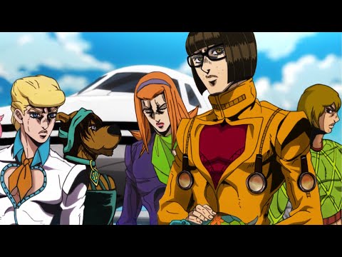 JoJo's Bizarre Adventure but with Scooby Doo sound effects