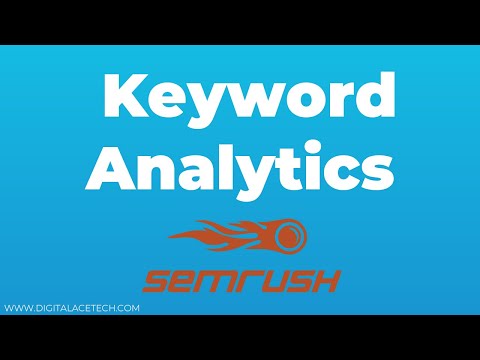 SEMrush   Keyword Analytics