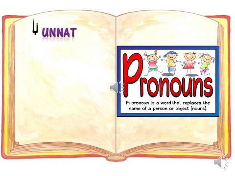 Pronoun Personal Pronoun  Subject Pronoun 004