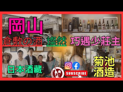 [岡山 菊池酒造 日本酒藏] 清酒推介| 買倉敷之酒 燦然| 巧遇少莊主| 清酒試飲| #日本自由行 #岡山県 #試酒 #酒造  #saketour