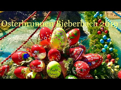 Weltgrößter Osterbrunnen Bieberbach 2019