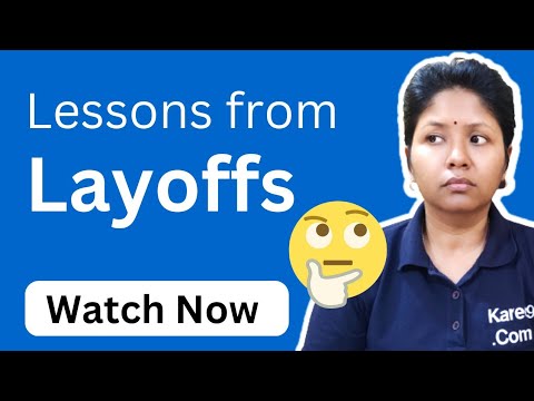 Tech lay-offs teach us a lesson || Layoffs in India || Recession 2023 || @SushmitaMadhu