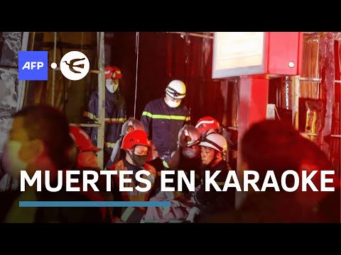 Una decena de muertos por un incendio en un karaoke en la capital de Vietnam