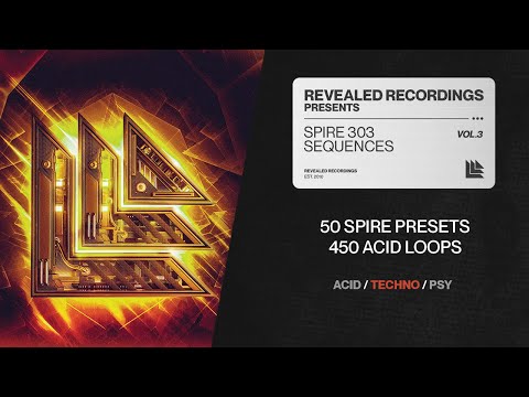 Spire 303 Sequences Vol. 3 (50 Presets | 450 Acid Loops) Techno, Acid, Psy | Revealed