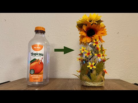 Crafting A Beautiful Lamp From Plastic a Bottle!