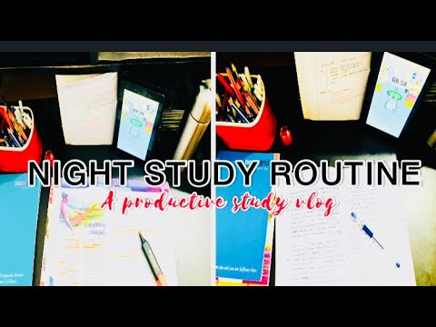 Night Study Routine | Study vlog | malayalam