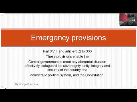 Effects of National emergency|Polity|Laxmikant book