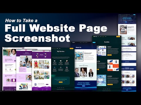 How to take a Full Website Page Screenshot