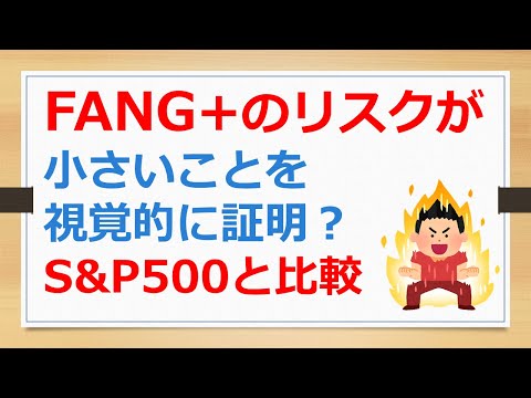 FANG+のリスクが小さことを視覚的に証明？　S&P500、NASDAQ100、オルカンと比較、レバレッジFANG+やSOXLとの違いなど【有村ポウの資産運用】241227