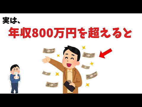 【雑学】収入に関する人間の心理の推移【100万円～】