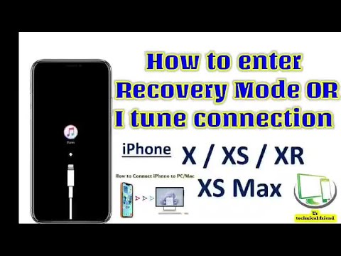 How to enter  I Phone Recovery mode X/XS/XR/XSMAX 13/12/11/- 1 Click Only. Quick and Easy ! Restore