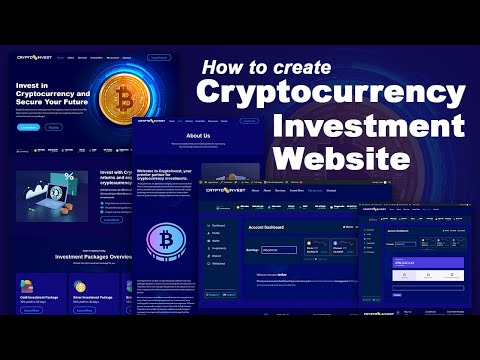 How to create a cryptocurrency investment website Using WordPress