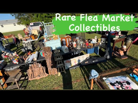 Picking Rare Collectibles at the Flea Market / Treasure hunting for Antiques / Shop with me Video