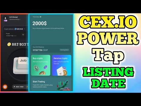 CEX.IO Power Tap কিসের উপর টাকা দিবে । CEX IO Wallet Connect | CEX.IO Airdrop | CEX IO Listing Date