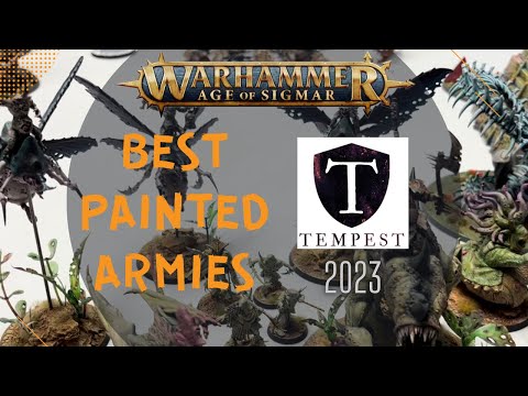 Warhammer Age of Sigmar: Best Painted Armies - Tempest 2023