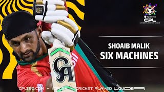 Shoaib Malik  - Six machines