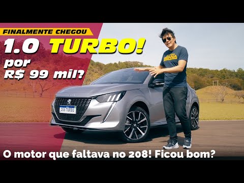 Novo Peugeot 208 1.0 TURBO T200 2024: por R$ 99 mil, finalmente com o motor do Pulse! Avaliação