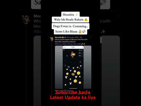 Moonbix Dog Coming Soon | latest update #crypto #viralvideo #viralshorts #shorts #video #trending