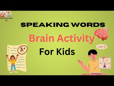 Speaking Words in English/ How Your Brain Works for Kids/ Activity for Kids/ English Fluency