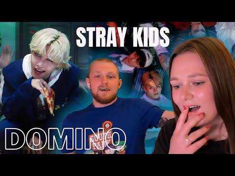 Stray Kids 'DOMINO' MV + Lyric Video + Dance Practice | Bro and Me React