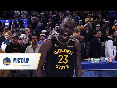 Draymond Green MIC'D UP vs. Klay Thompson & Mavericks