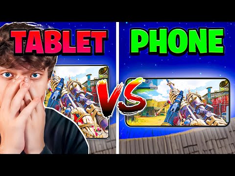 TABLET VS PHONE in COD MOBILE! (who will win?) l Poco Carnival