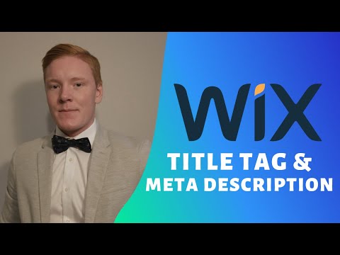 How To Add Title Tag & Meta Description On Wix - Advanced Wix SEO (PART 5)