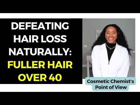 Defeating Hair Loss Naturally | Fuller Hair Over 40 for Black Women