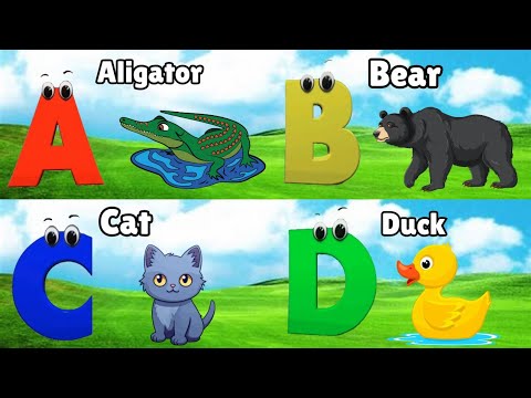 Animals ABC Song | Animals Alphabet Song | Alphabet Letters | Phonics for Kids