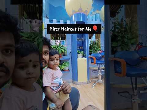 My first Haircut #Iniyansworld #shorts