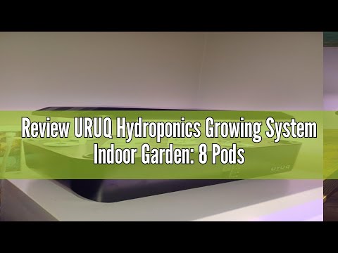 Review URUQ Hydroponics Growing System Indoor Garden: 8 Pods Herb Garden Kit Indoor with LED Grow Li