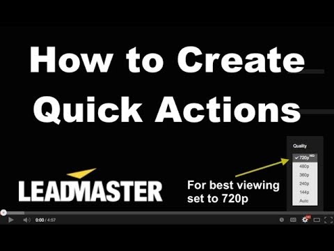 How to Create Quick Actions - Creating a Callback