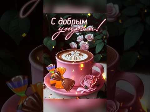 🌺 •С ДОБРЫМ УТРОМ 🍰☕•Пусть сегодняшний день будет наполнен светлыми мыслями•#shorts