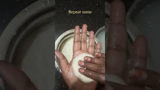 #Shorts |How to make round perfect garalu on your palm| Vada|Garelu|Medu vada recipe| #Cooking #Food