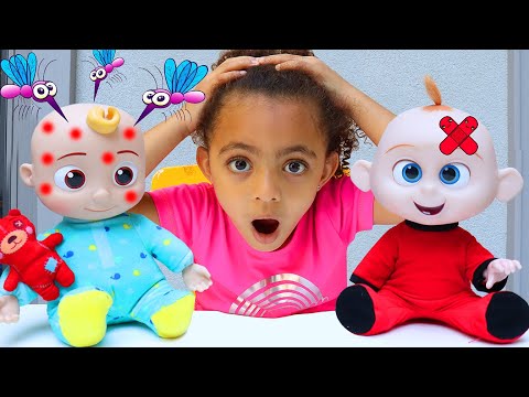 Miss Polly Had a Dolly Song Pretend Play with Dolls | More Nursery Rhymes & Kids Songs