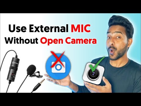 How To Use External Mic In Mobile Camera || how to connect external mic to mobile Camera