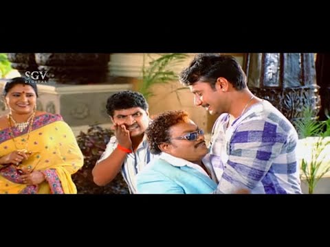 ದರ್ಶನ್ ಬಾಡಿಗೆ ಅಪ್ಪ ಸಾಧು ಕೋಕಿಲ ಸೂಪರ್ ಕಾಮಿಡಿ - Kannada Movie Super Comedy Scenes of Brundavana