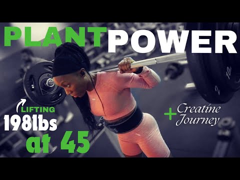 BUILD MUSCLE on a High Raw PLANT BASED diet | CREATINE Transformation Journey