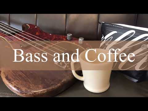 【Bass and Coffee】Fender precision bass 1962 and Manu coffee くじらブレンド