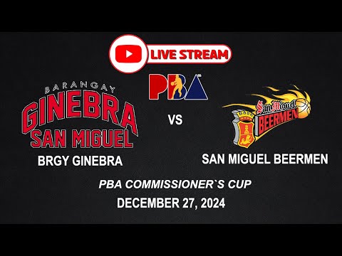 LIVE NOW! BRGY GINEBRA vs SAN MIGUEL | PBASeason49 | December 27, 2024 | NBA2K24 Simulation Only