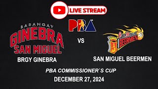 LIVE NOW! BRGY GINEBRA vs SAN MIGUEL | PBASeason49 | December 27, 2024 | NBA2K24 Simulation Only