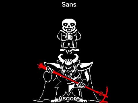 Sans vs Asgore (Undertale)