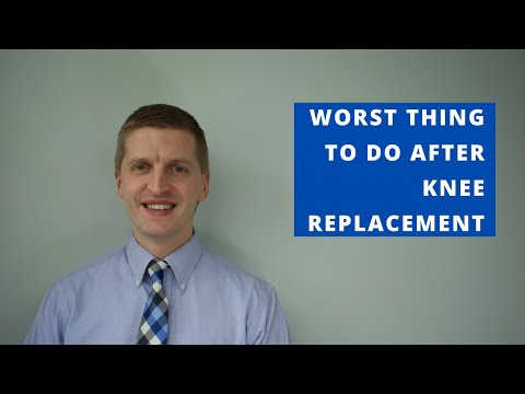 The Worst Thing To Do After Knee Replacement Surgery