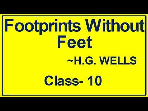 Footprints Without Feet, Class-10 (Explained In Hindi)