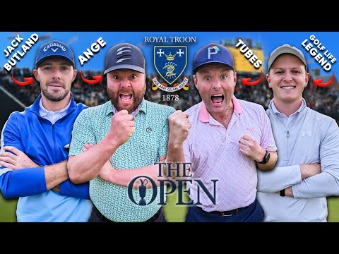 We Play ROYAL TROON The DAY AFTER THE OPEN !! | Tubes & Subscriber v Big Ange & Jack Butland 🔥