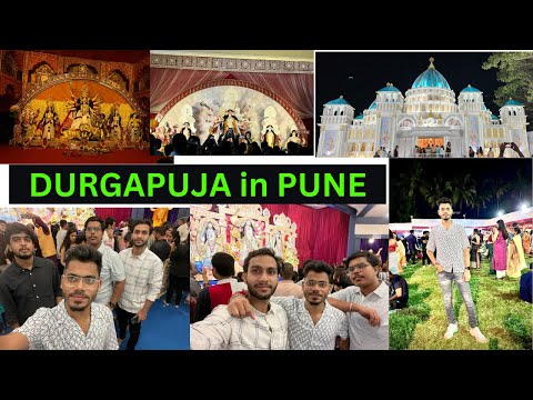 Durgapuja Vlog in PUNE   ||  Best 3 Durgapuja in PUNE  ||  Durgapuja Vlog in Maharashtra