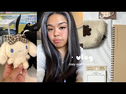 vlog *･: what I eat, video games, unboxing, cleaning my room, hangouts w friends