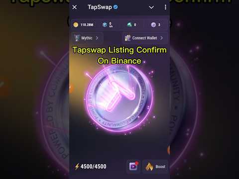 Tapswap listing Confirm On binance || Tapswap listing date || Tapswap new update