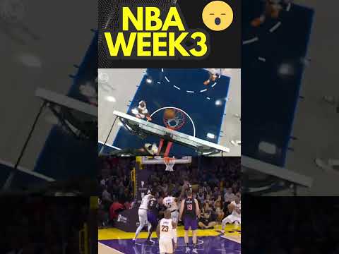 🤯NBA Top Plays (Week 3) #NBA #espn #nbahighlights #short #trending #shorts